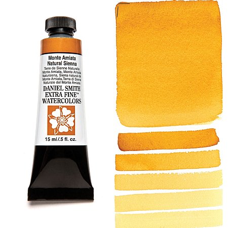 Daniel Smith Watercolor 15ml - 056 Monte Amiata Natural Sienna.