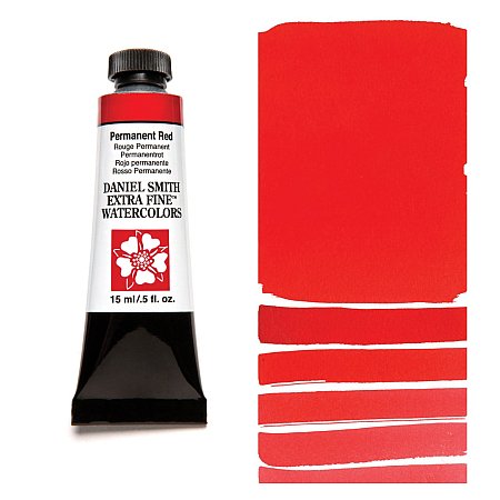 Daniel Smith Watercolor 15ml - 072 Permanent Red.