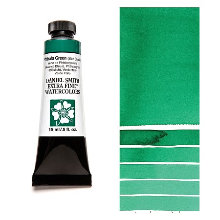 Daniel Smith Watercolor 15ml - 078 Phthalo Green (Blue Shade)