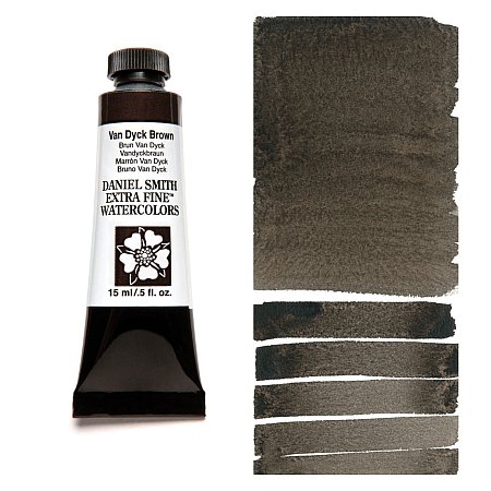 Daniel Smith Watercolor 15ml - 110 Van Dyck Brown.