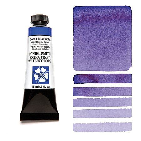 Daniel Smith Watercolor 15ml - 115 Cobalt Blue Violet.