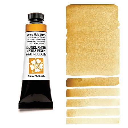 Daniel Smith Watercolor 15ml - 123 Verona Gold Ochre.