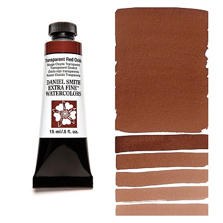 Daniel Smith Watercolor 15ml - 130 Transparent Red Oxide.