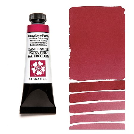 Daniel Smith Watercolor 15ml - 132 Quinacridone Fuchsia.