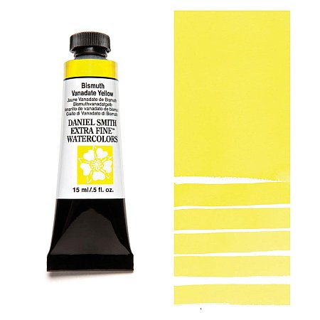 Daniel Smith Watercolor 15ml - 154 Bismuth Vanadate Yellow.