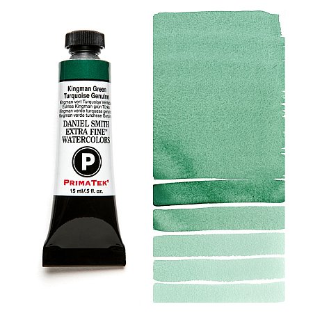 Daniel Smith Watercolor 15ml - 155 Kingman Green Turquoise Genuine.