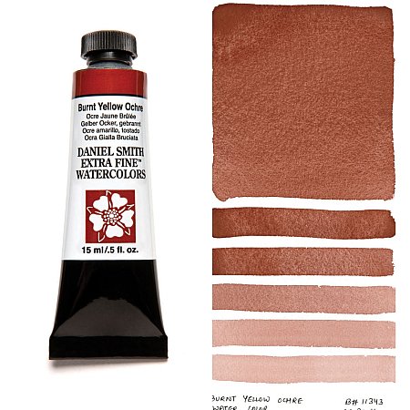 Daniel Smith Watercolor 15ml - 170 Burnt Yellow Ochre.