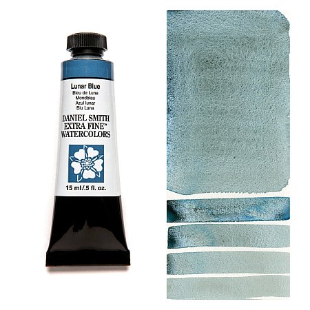 Daniel Smith Watercolor 15ml - 183 Lunar Blue.