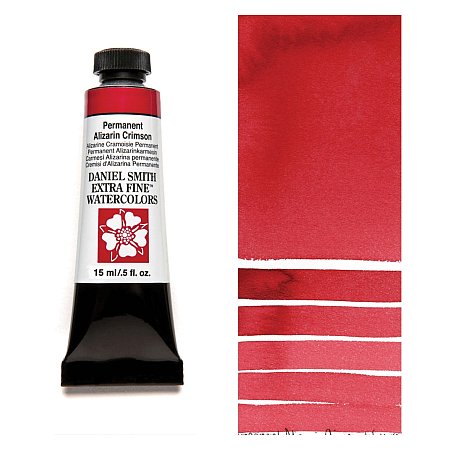 Daniel Smith Watercolor 15ml - 185 Permanent  Alizarin Crimson