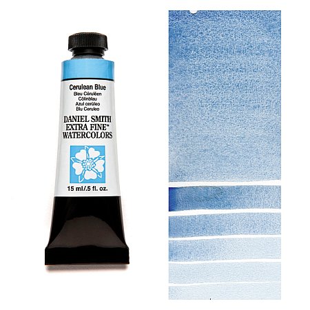 Daniel Smith Watercolor 15ml - 206 Cerulean Blue