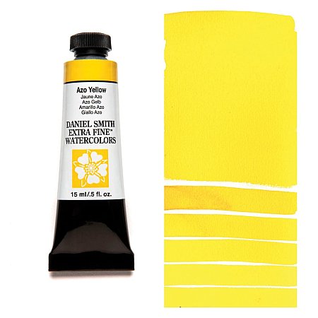 Daniel Smith Watercolor 15ml - 215 Azo Yellow.