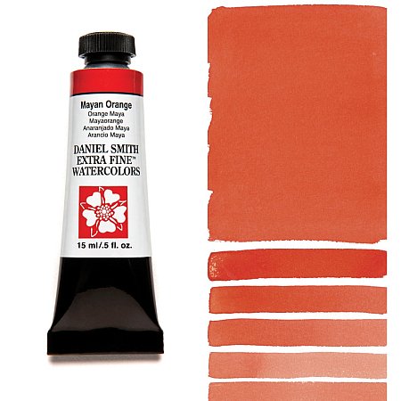 Daniel Smith Watercolor 15ml - 216 Mayan Orange.