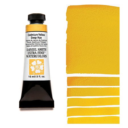 Daniel Smith Watercolor 15ml - 221 Cadmium Yellow Deep Hue