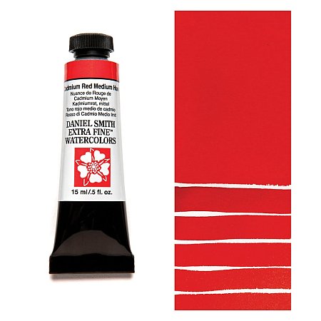 Daniel Smith Watercolor 15ml - 222 Cadmium Red Medium Hue