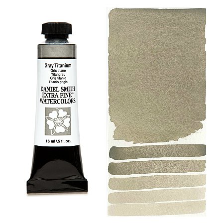 Daniel Smith Watercolor 15ml - 241 Gray Titanium.