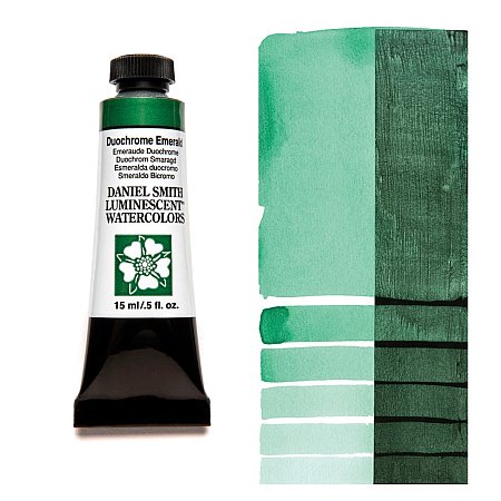 Daniel Smith Watercolor 15ml - 4042 Duochrome Emerald.