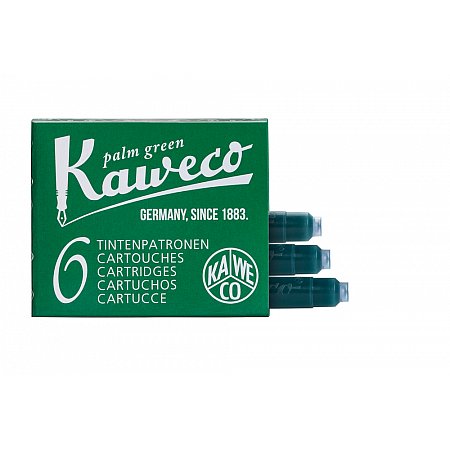 Kaweco Ink Cartridges (6 pcs) - Palm Green 