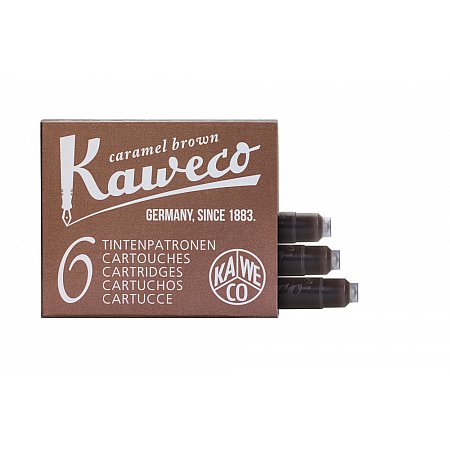 Kaweco Ink Cartridges (6 pcs) - Caramel Brown