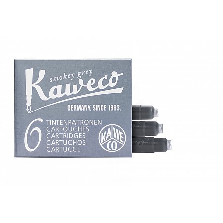 Kaweco Ink Cartridges (6 pcs) - Smokey Grey