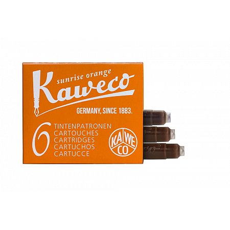 Kaweco Ink Cartridges (6 pcs) - Sunrise Orange