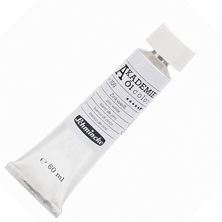 Akademie oil 60ml - 100 zinc white