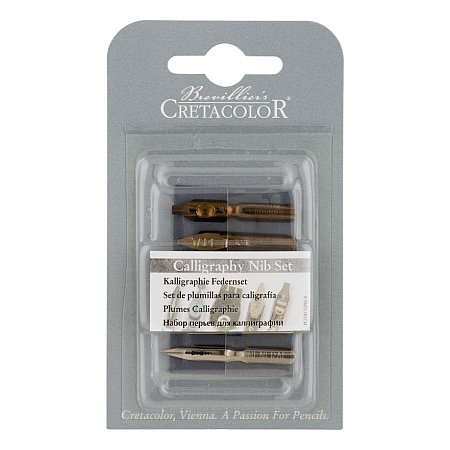 Cretacolor Kalligrafi, spetsar, set med 5 olika