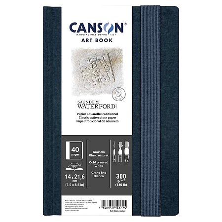 Canson Art Book Saunders Waterford Hardbound 300g CP A5 - Portrait