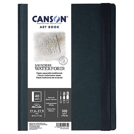 Canson Art Book Saunders Waterford Hardbound 300g CP A4 - Portrait
