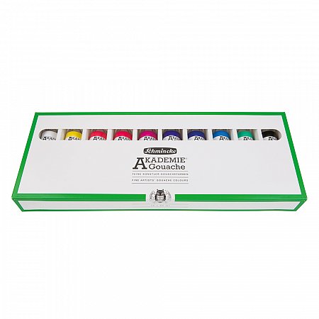 Akademie Gouache cardboard set 10 x 60ml