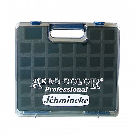 Aero Color Professional, plastic set 37 x 28 ml jars, tom låda utan färger