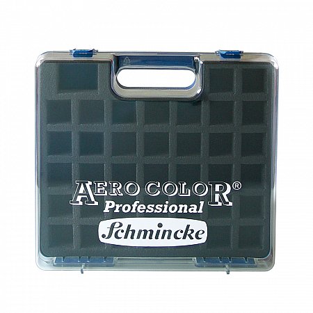 Aero Color Professional, plastic set 37 x 28 ml jars, tom låda utan färger