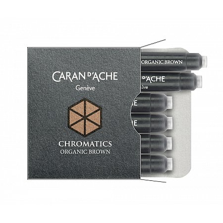 Caran dAche Ink Cartridges (6 pcs) - Organic Brown 