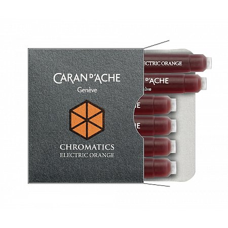 Caran dAche Ink Cartridges (6 pcs) - Electric Orange 