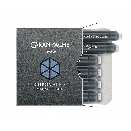 Caran dAche Ink Cartridges (6 pcs) - Magnetic Blue 