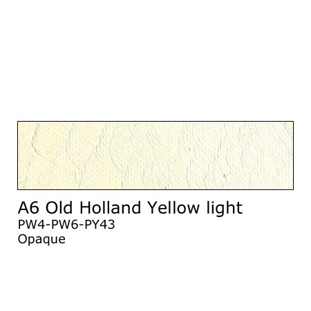 Old Holland Oil 125ml - A6 Old Holland Yellow Light