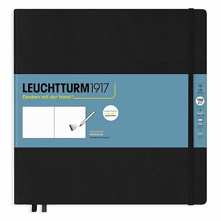 Leuchtturm1917 Sketchbook 150g Square 225x225 mm - Black