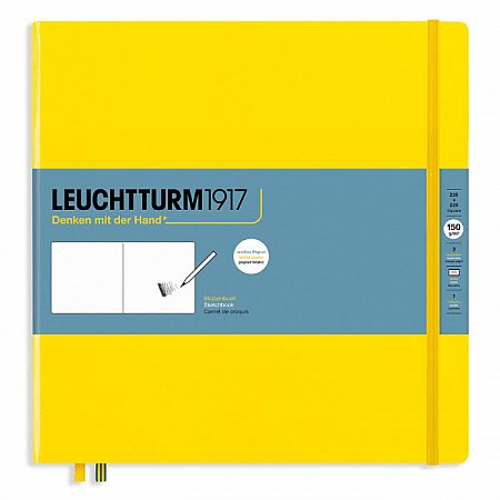 Leuchtturm1917 Sketchbook 150g Square 225x225 mm - Lemon