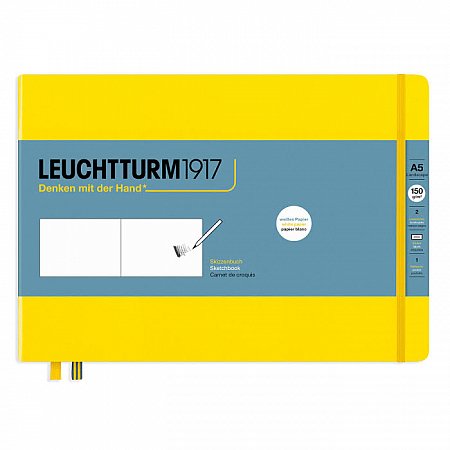 Leuchtturm1917 Sketchbook 150g Landscape A5 - Lemon