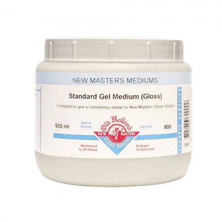 New Masters, 900 Standard Gel Medium Gloss - 500ml