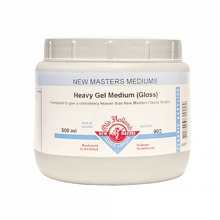 New Masters, 902 Heavy Gel Medium Gloss - 500ml
