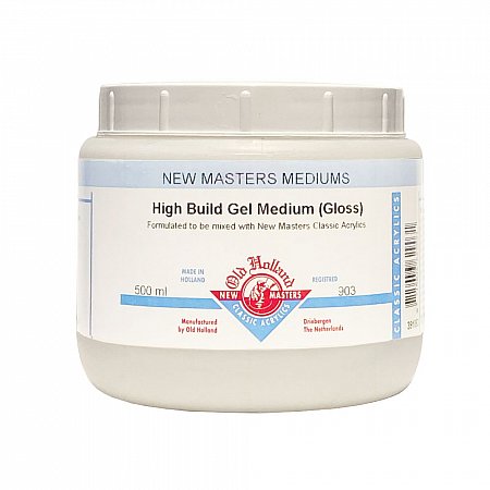 New Masters, 903 High Build Gel Medium Gloss - 500ml