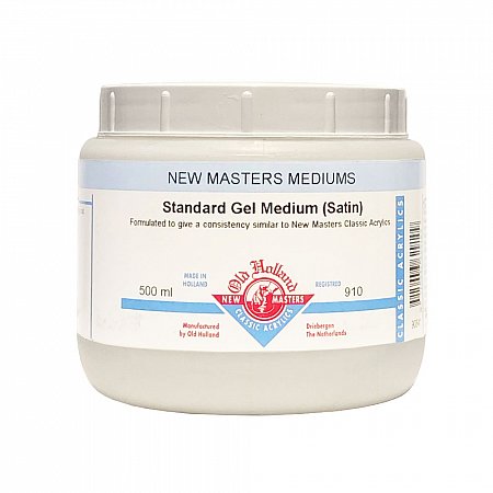 New Masters, 910 Standard Gel Medium Satin - 500ml