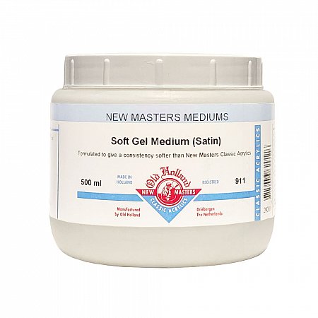 New Masters, 911 Soft Gel Medium Satin - 500ml