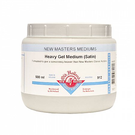 New Masters, 912 Heavy Gel Medium Satin - 500ml