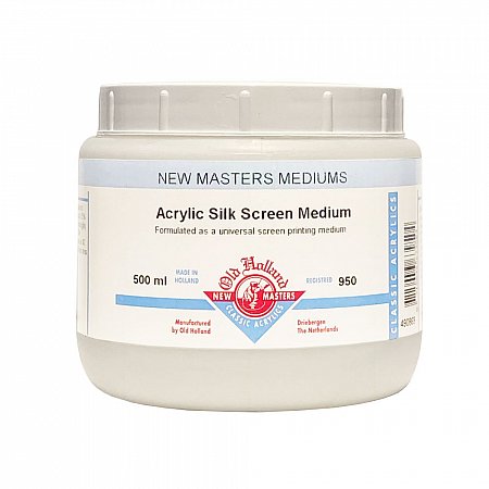 New Masters 950 Acerylic Silk Screen Medium - 500ml