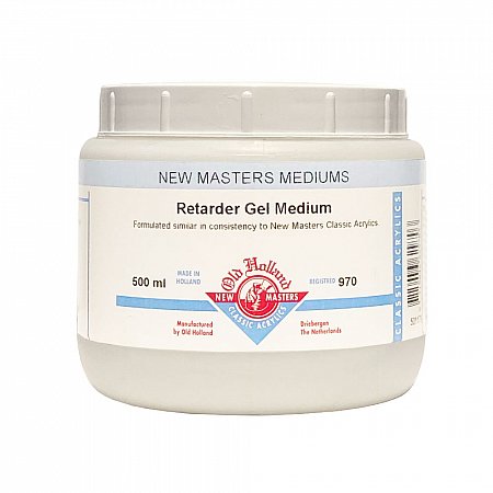 New Masters 970 Retarder Gel Medium - 500ml