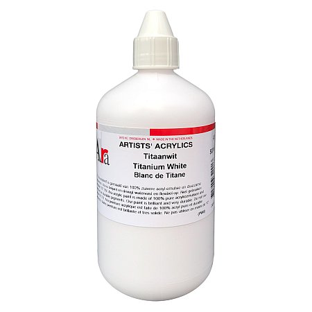 Ara Artists Acrylics 500ml - A1 Titanium White 