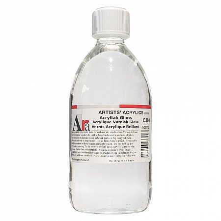 Ara Acrylics, C300 Acrylic Gloss Varnish - 500ml