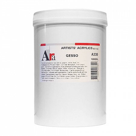 Ara Acrylics, A330 Gesso - 1000ml