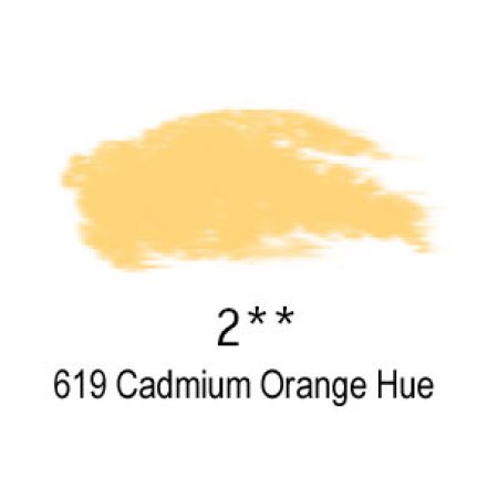 Daler-Rowney Artists Soft Pastel, 619 Cadmium Orange Hue - 2